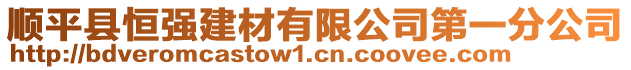 順平縣恒強(qiáng)建材有限公司第一分公司