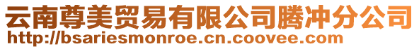 云南尊美貿(mào)易有限公司騰沖分公司