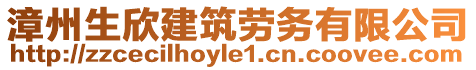 漳州生欣建筑勞務有限公司