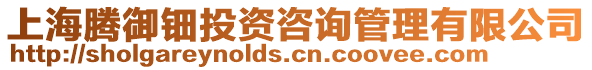 上海騰御鈿投資咨詢管理有限公司