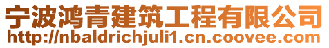 寧波鴻青建筑工程有限公司