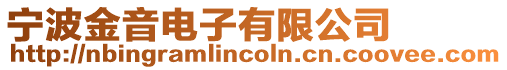 寧波金音電子有限公司