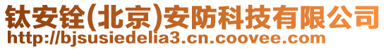 鈦安銓(北京)安防科技有限公司