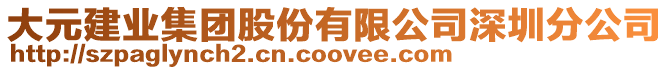 大元建業集團股份有限公司深圳分公司