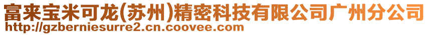 富來寶米可龍(蘇州)精密科技有限公司廣州分公司