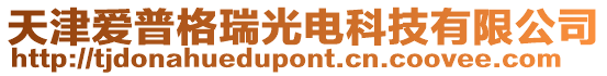 天津愛(ài)普格瑞光電科技有限公司