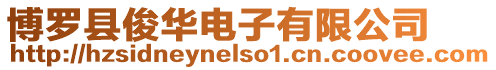 博羅縣俊華電子有限公司
