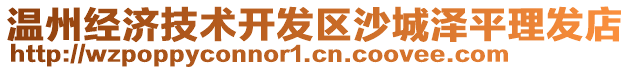 溫州經(jīng)濟(jì)技術(shù)開發(fā)區(qū)沙城澤平理發(fā)店