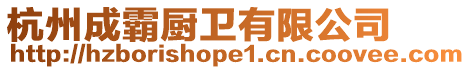 杭州成霸廚衛有限公司