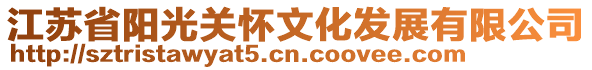 江蘇省陽光關懷文化發(fā)展有限公司