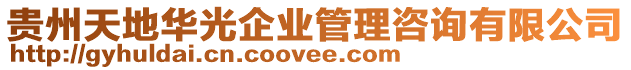 貴州天地華光企業管理咨詢有限公司
