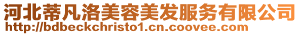 河北蒂凡洛美容美發服務有限公司