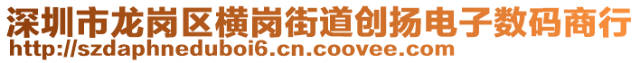 深圳市龍崗區(qū)橫崗街道創(chuàng)揚電子數(shù)碼商行