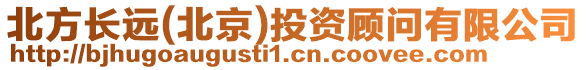 北方長遠(yuǎn)(北京)投資顧問有限公司