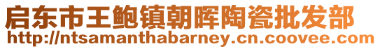 啟東市王鮑鎮(zhèn)朝暉陶瓷批發(fā)部