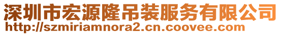 深圳市宏源隆吊裝服務有限公司