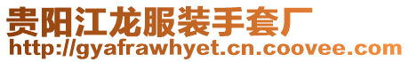 貴陽江龍服裝手套廠