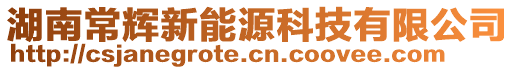 湖南常輝新能源科技有限公司