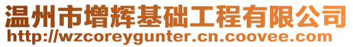 溫州市增輝基礎工程有限公司