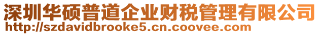 深圳華碩普道企業(yè)財(cái)稅管理有限公司