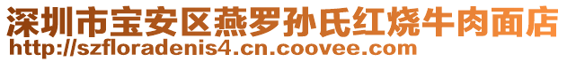 深圳市寶安區(qū)燕羅孫氏紅燒牛肉面店