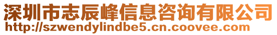 深圳市志辰峰信息咨詢有限公司