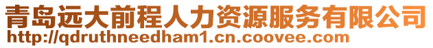 青島遠大前程人力資源服務有限公司