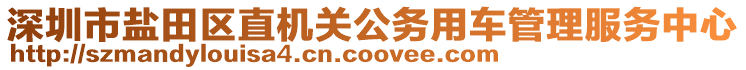 深圳市鹽田區(qū)直機關公務用車管理服務中心