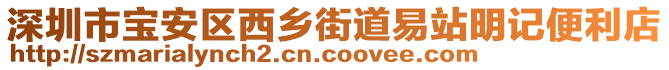 深圳市寶安區(qū)西鄉(xiāng)街道易站明記便利店