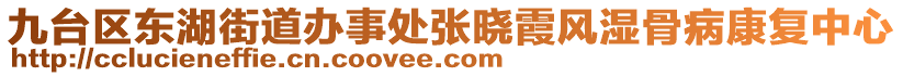 九台区东湖街道办事处张晓霞风湿骨病康复中心