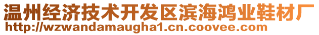 溫州經(jīng)濟(jì)技術(shù)開發(fā)區(qū)濱海鴻業(yè)鞋材廠