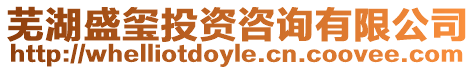蕪湖盛璽投資咨詢有限公司