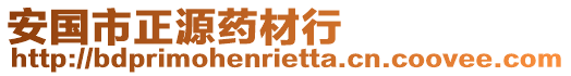 安國(guó)市正源藥材行