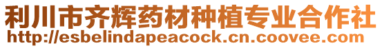 利川市齊輝藥材種植專業(yè)合作社