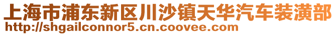 上海市浦東新區(qū)川沙鎮(zhèn)天華汽車(chē)裝潢部