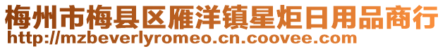 梅州市梅縣區(qū)雁洋鎮(zhèn)星炬日用品商行