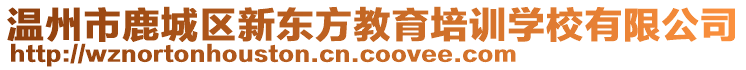 溫州市鹿城區新東方教育培訓學校有限公司