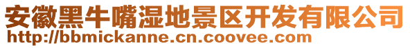 安徽黑牛嘴濕地景區(qū)開發(fā)有限公司