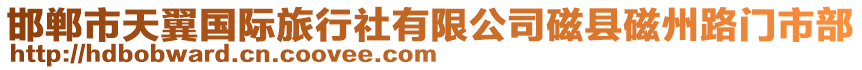 邯鄲市天翼國際旅行社有限公司磁縣磁州路門市部