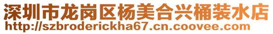深圳市龍崗區楊美合興桶裝水店