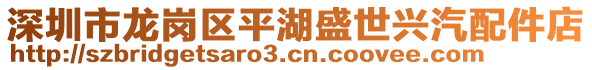 深圳市龍崗區平湖盛世興汽配件店