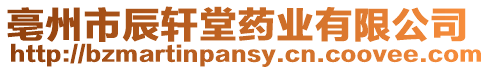 亳州市辰軒堂藥業有限公司