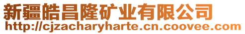 新疆皓昌隆礦業有限公司
