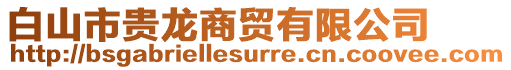 白山市貴龍商貿有限公司