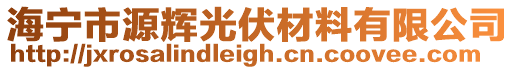 海寧市源輝光伏材料有限公司