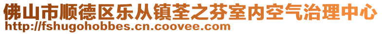 佛山市顺德区乐从镇荃之芬室内空气治理中心