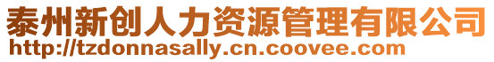 泰州新創人力資源管理有限公司