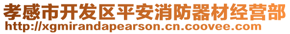 孝感市開發(fā)區(qū)平安消防器材經(jīng)營(yíng)部