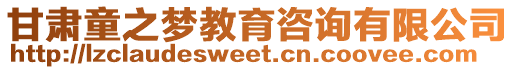 甘肅童之夢教育咨詢有限公司