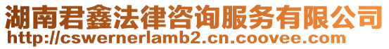 湖南君鑫法律咨詢服務(wù)有限公司
